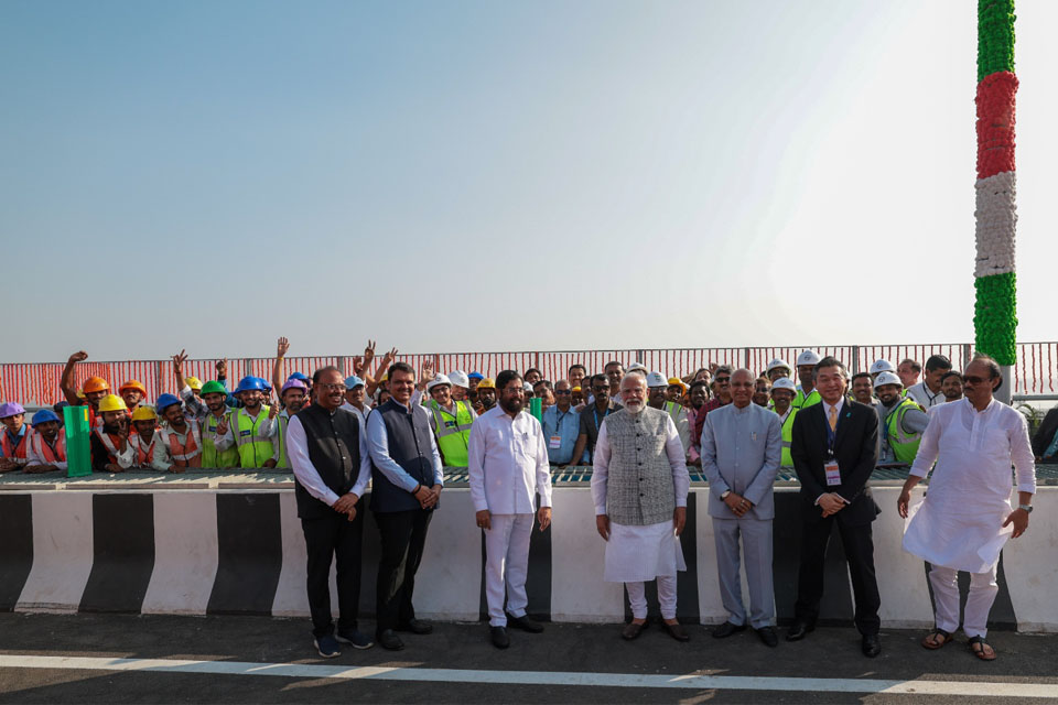 PM Modi Inaugurated Atal Setu (Mumbai Trans Harbour Link) Share